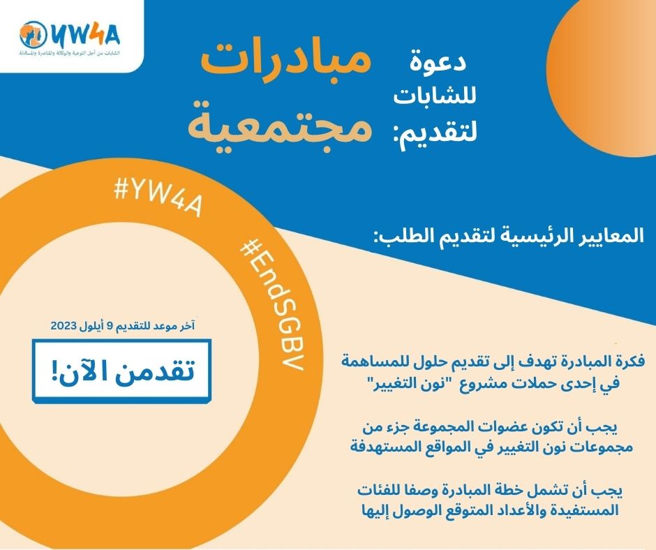 Call for Applications: community youth initiatives within the "YW4A" Programme